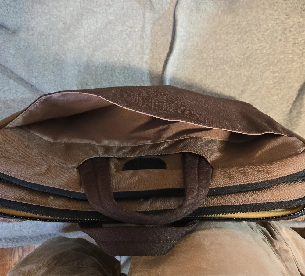 Elegant Brown Laptop Bag for Men